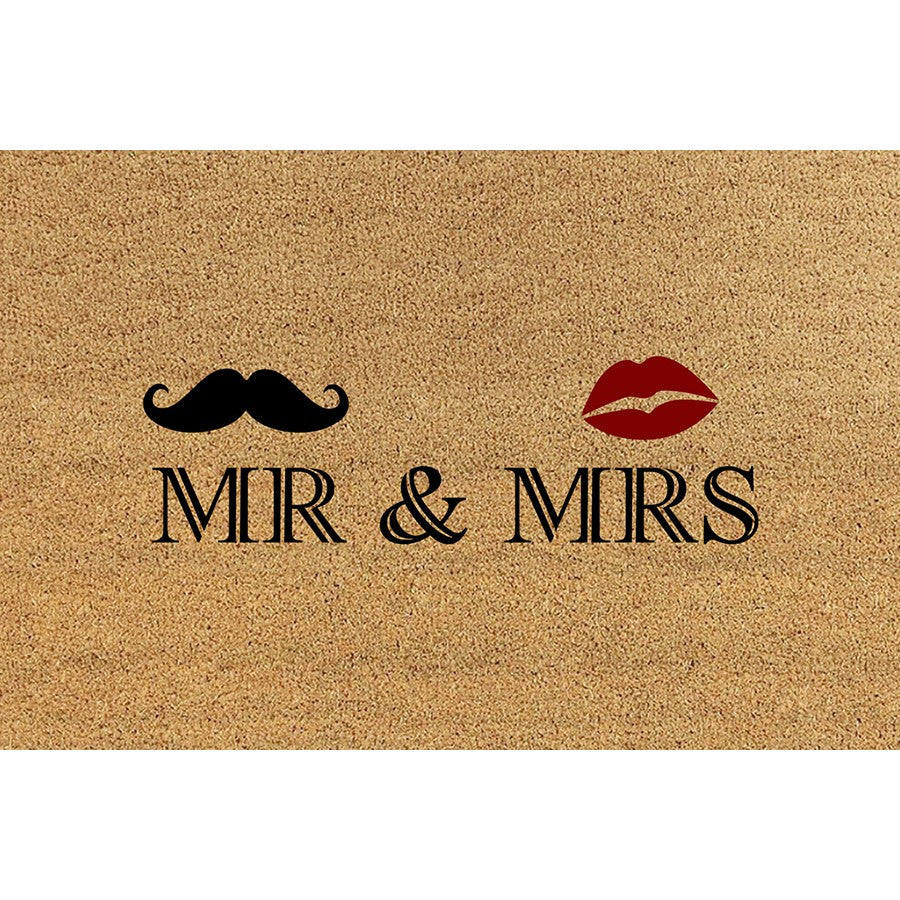 Χαλάκι εισόδου "MR & MRS"